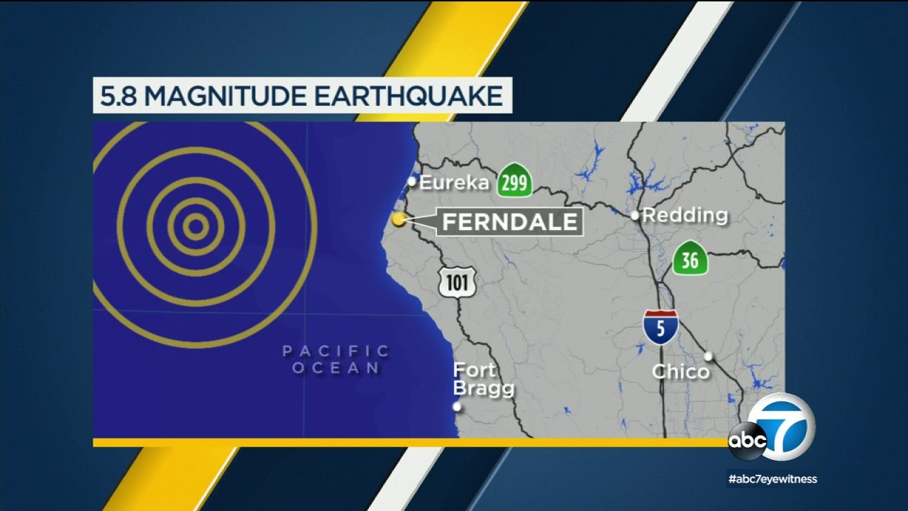 Magnitude 4.8 earthquake strikes the coast of Northern California