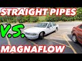 Chevy Caprice 5.7L V8 STRAIGHT PIPES Vs MAGNAFLOW MAGNAPACK!