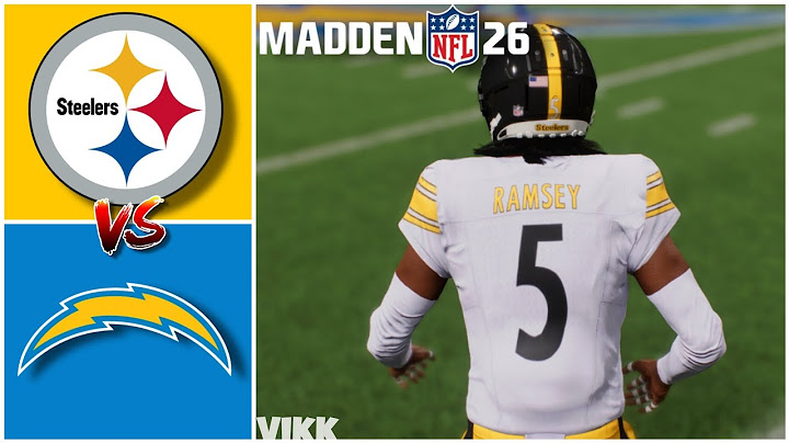 Steelers vs Chargers Week 10 Simulation (Madden 26 Rosters)
