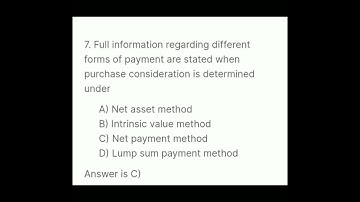 Advance Corporate Accounting|Top 20 multiple choice questions #shorts #shortsvideo #youtubeshorts