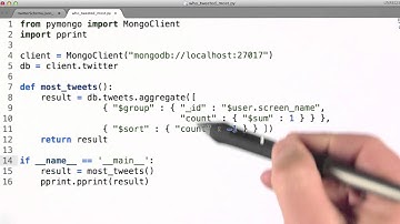 Example of Aggregation Framework - Data Wranging with MongoDB