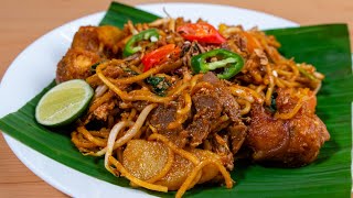 Mee Goreng Mamak Daging Ori Style Penang | Sedap Sungguh Baq Hang