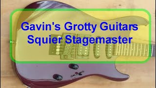 Gavin's Grotty Guitars - Squier Stagemaster V2
