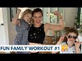 Sport  la maison avec les enfants  fun family workout  live n1