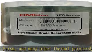 CMC Pro - Powered by TY Technology Shiny Silver CD-R - 100-Pack Spindle