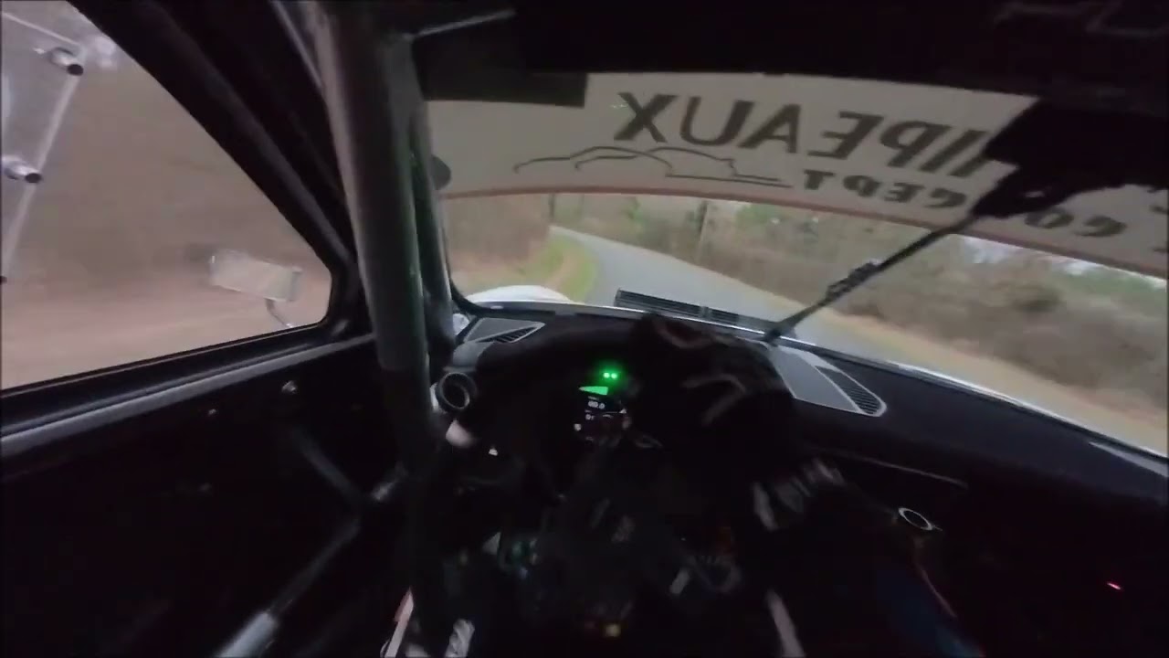 Rallye de la Vienne 2022. Caméra sur casque . Anthony COSSON / Kevin MILLET