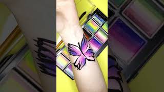 🦋 Am crezut că am stricat acest fluture... #copii #romania #fun #facepaint #shorts #rozdeschis