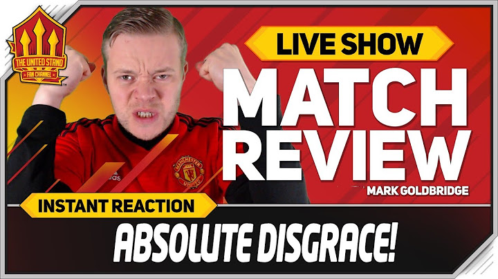 Goldbridge! Everton 4-0 Manchester United Match Reaction