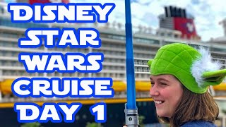 Boarding the Disney Fantasy Disney Cruise Day 1 Disney Star Wars Cruise