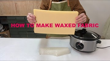 How to wax fabric