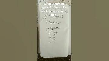 #math class 8 ex.1.1 questions 1