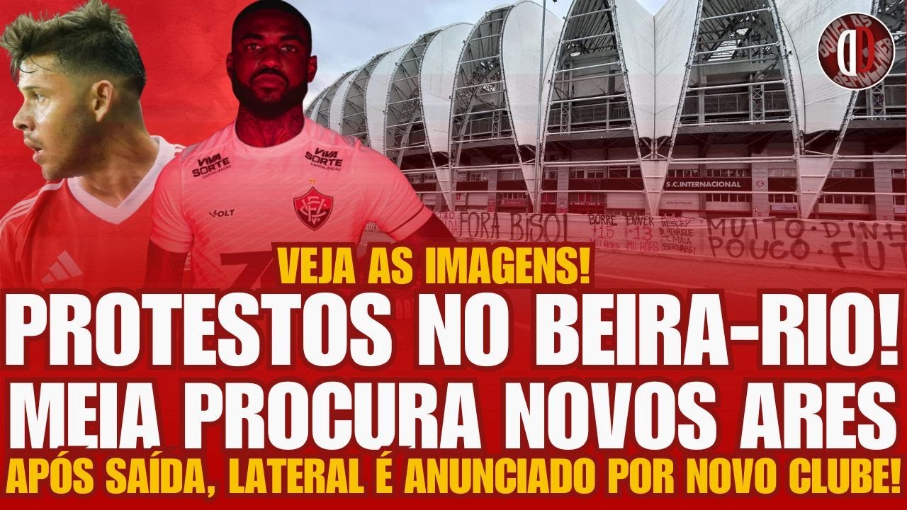 🚨 IMAGENS DO PROTESTO NO BEIRA-RIO | TODOS FORAM CRITICADOS | ANÚNCIO FEITO E MEIA PEDIU PARA SAIR