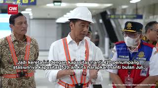 Jokowi Usai Jajal Lrt Jabodetabek Nyaman Cepat Tidak Berisik