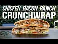 THE BEST CRUNCHWRAP RECIPE - CHICKEN BACON RANCH! | SAM THE COOKING GUY 4K