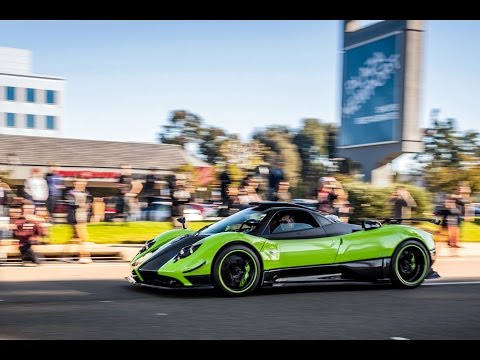 Riding in a Green Pagani Zonda Cinque!