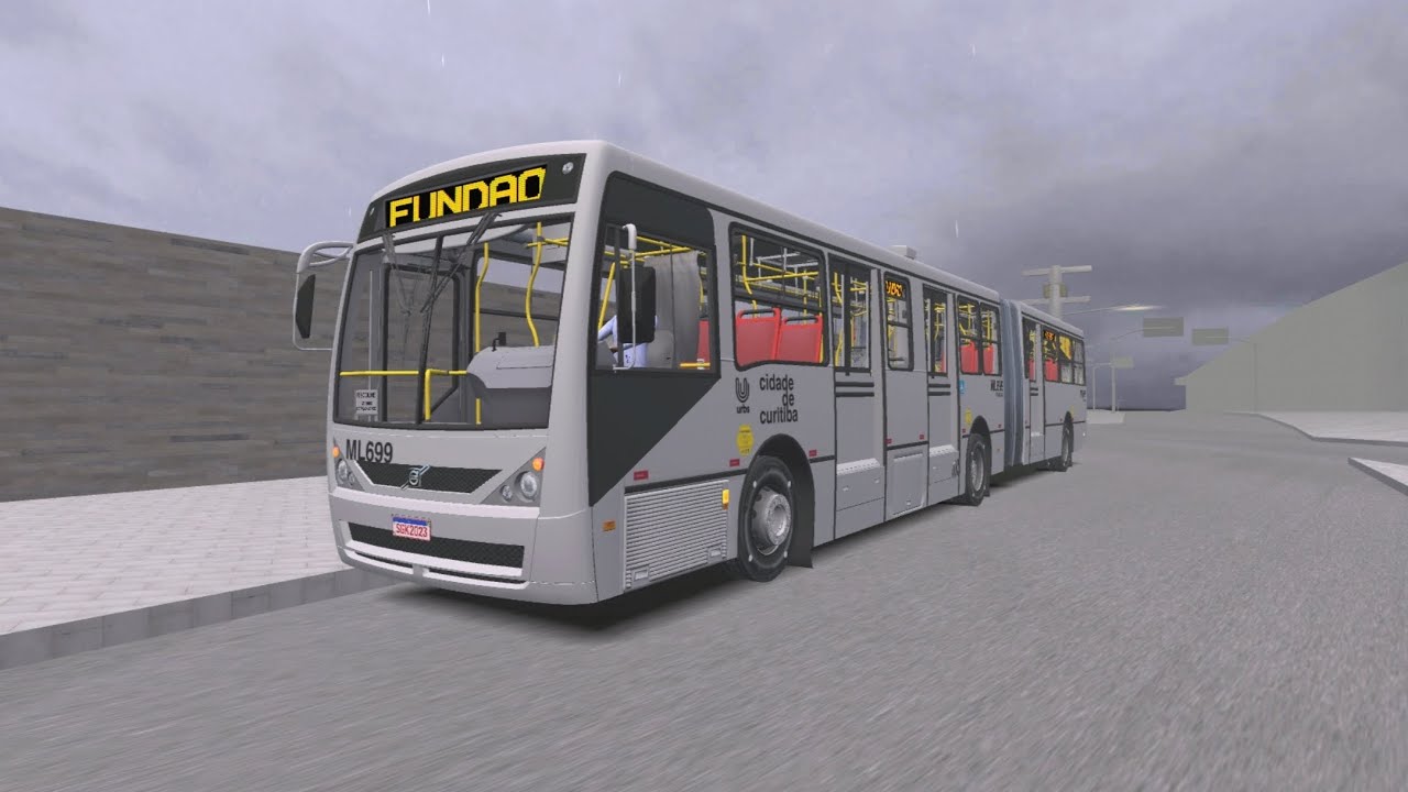⚪[PROTON BUS] SAIU‼️ MOD DE ÔNIBUS BRT ARTICULADO DA CURITIBA/PR MUITO REALISTA❗