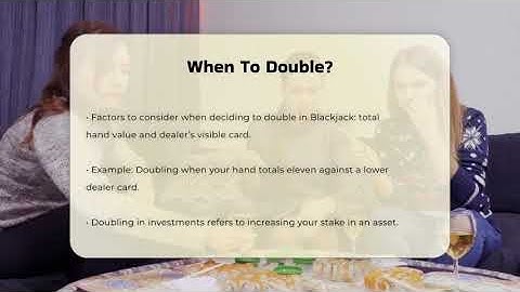 When To Double? - The Board Game Xpert
