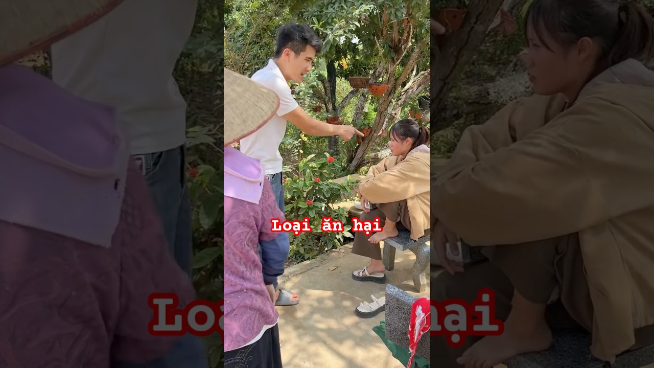 Outline Video Mẹ chồng phơi lúa con dâu ngồi gác chân lên bàn chơi không chịu làm và cái kết #giaitri #giadinh