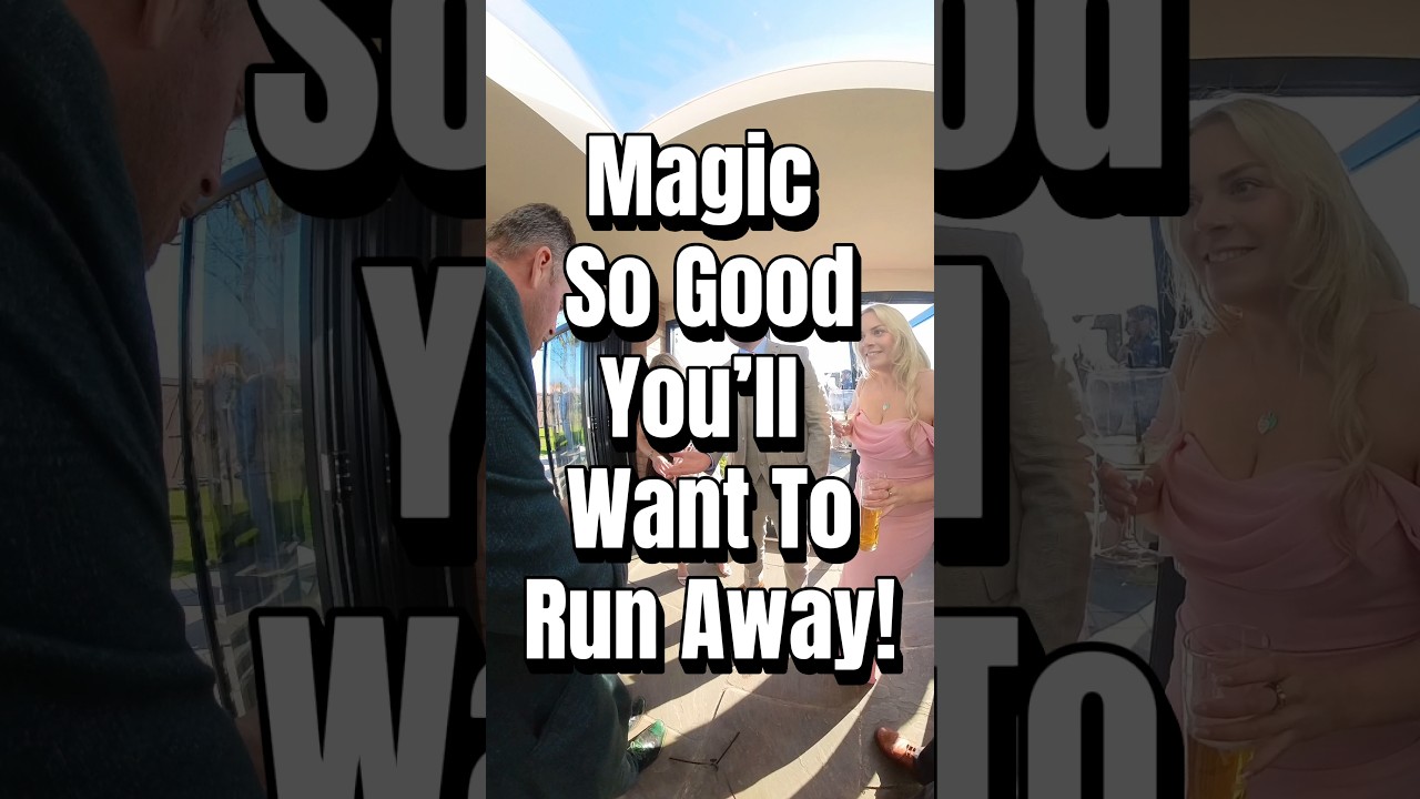 Magic so good you’ll run away! - Yorkshire Wedding Magician