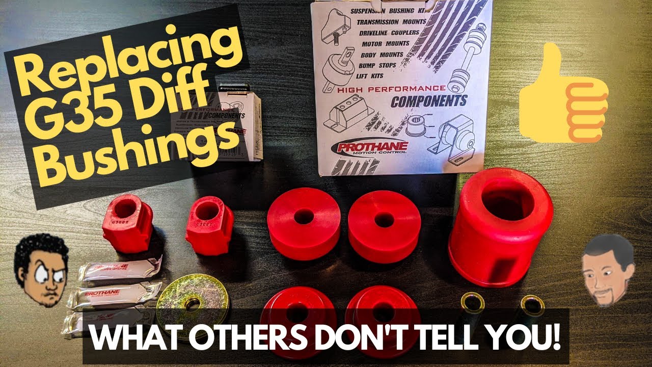Replacing G35 or 350Z Differential Bushings