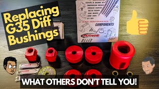 Replacing G35 or 350Z Differential Bushings