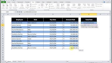 How to Use SUMIF Function With Data Validation Drop Down List Microsoft Excel 2010