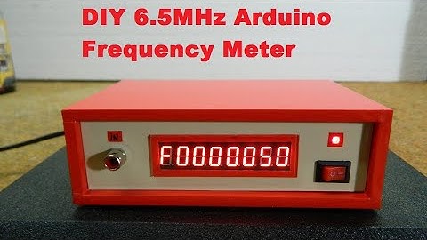 DIY 6.5MHz Arduino frequency meter with MAX7219 7segment Led module