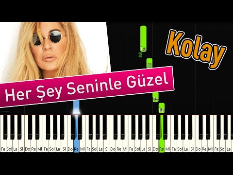 Her Şey Seninle Güzel | Kolay Piyano - Nasıl Çalınır