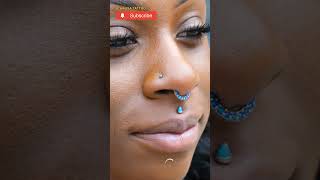 Nose piercing Ideas  #shorts #piercing #short