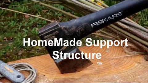 DIY Support Structure for Peas and Beans