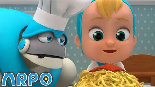 Arpo's Cooking Nightmare + More Cartoons For Kids | Arpo | Sandaroo Kids