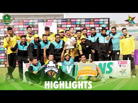 Full Highlights | Karachi Whites vs Peshawar | Match 30 | Final | Pakistan Cup 2023/24 | PCB | M1V1A