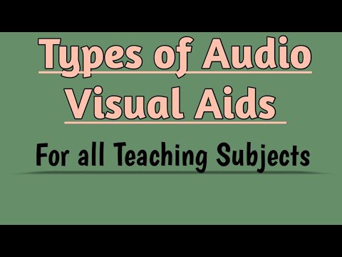 Types of Audio Visual Aids// Classification // For all Teaching Subjects