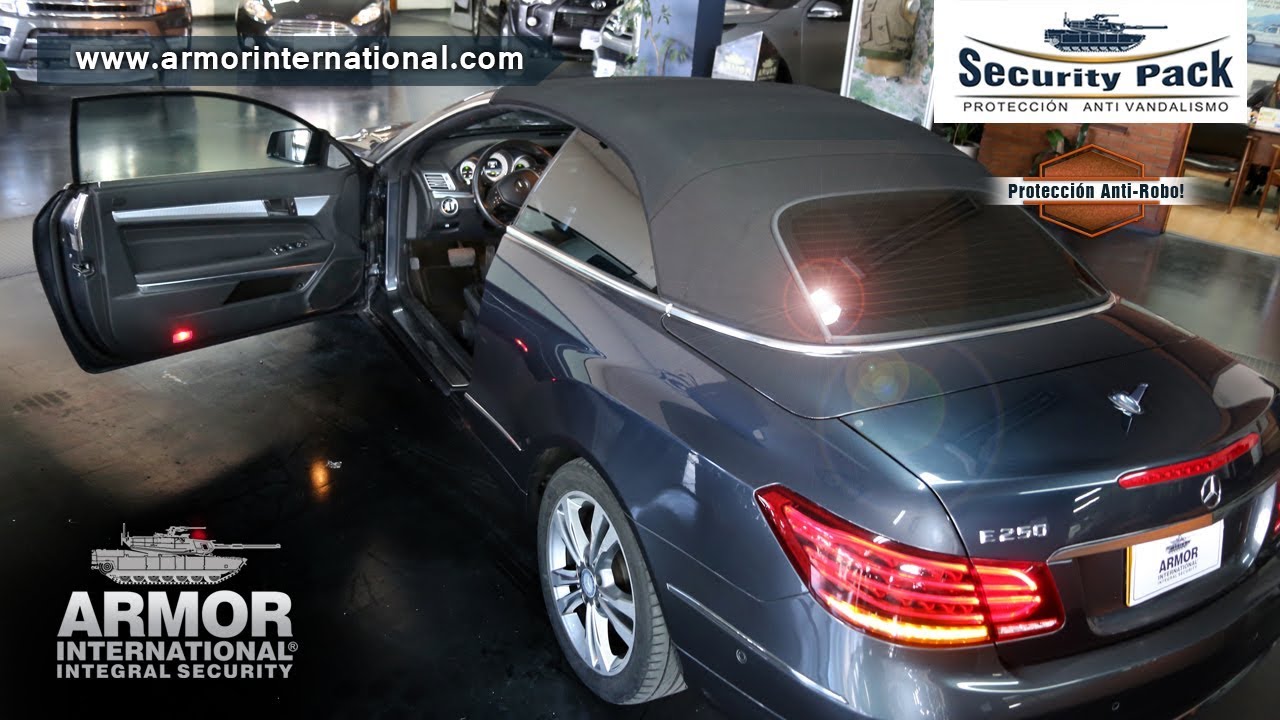 Vidrio Antivandalismo en Vehículos Convertibles