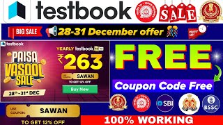 Testbook Pass Pro offer | testbook pass pro coupon code | testbook 28-31 December offer #testbook 