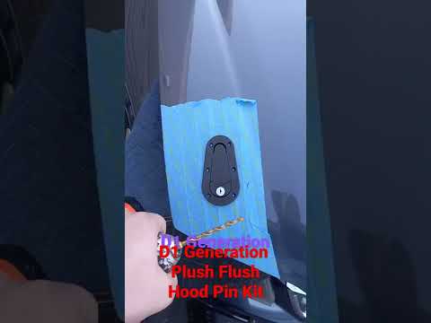 How to install hood pins on a Acura Tsx