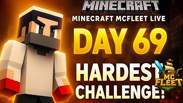 🔴 Minecraft Mcfleet Live Day 69 – Facing the HARDEST Challenge Yet! 😱🔥 #mcfleet #minecraft #live