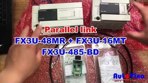 Truyền thông song song hai PLC FX3U Mitsubishi qua cổng RS485