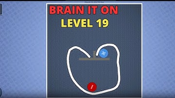 How to complete level 19 Brain it on tutorial soluce - 3 stars Make the magnets touch tutorial