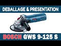 Déballage Meuleuse d'Angle BOSCH 125 mm 900W GWS 9-125S - 0601396104