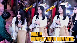 VIRAL!! DOMPET JATUH ROMANTIS DAPET CEWEK CANTIK