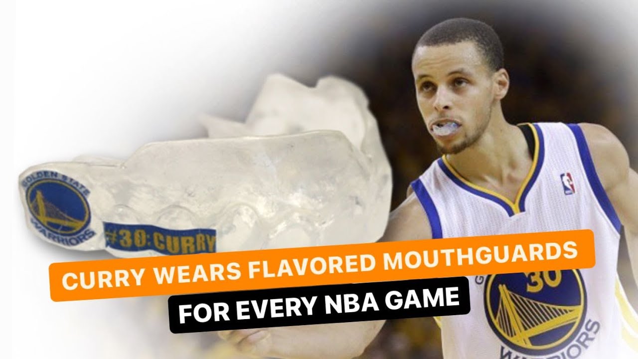 What makes Steph Curry's mouth guard special and how much does it cost