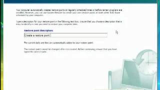 How To Create a System Restore Point in Windows XP Step by Step