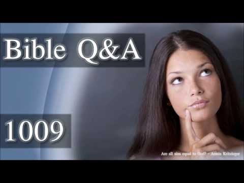 1009 - Are all sins equal to God? - Armin Kritzinger