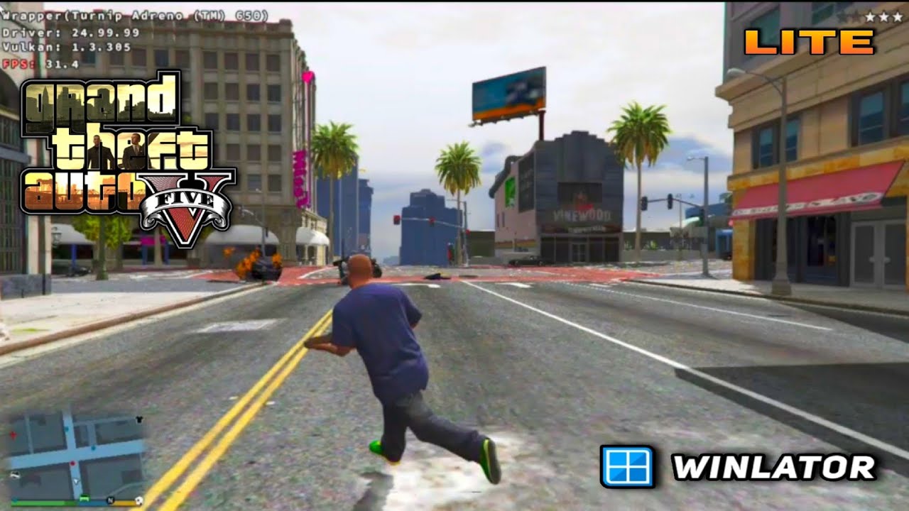GTA V - Settings + SD 870 | Winlator 2.7.2 | Emulator Android - Offline ...