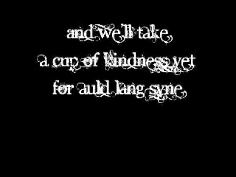 Auld Lang Syne By Lea Michele Lyrics On Screen