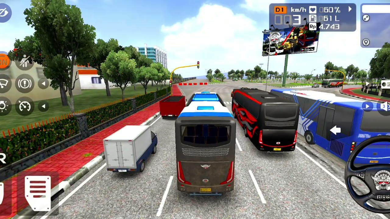 Game Play 6 : Lal Pari M.S.R.T.C #lalpari indianbus  #bussimulatorindonesia #bussimulatorultimate