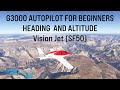 MSFS 2024 How to Use Autopilot in the Vision Jet SF50 (Garmin G3000) | Microsoft Flight Simulator