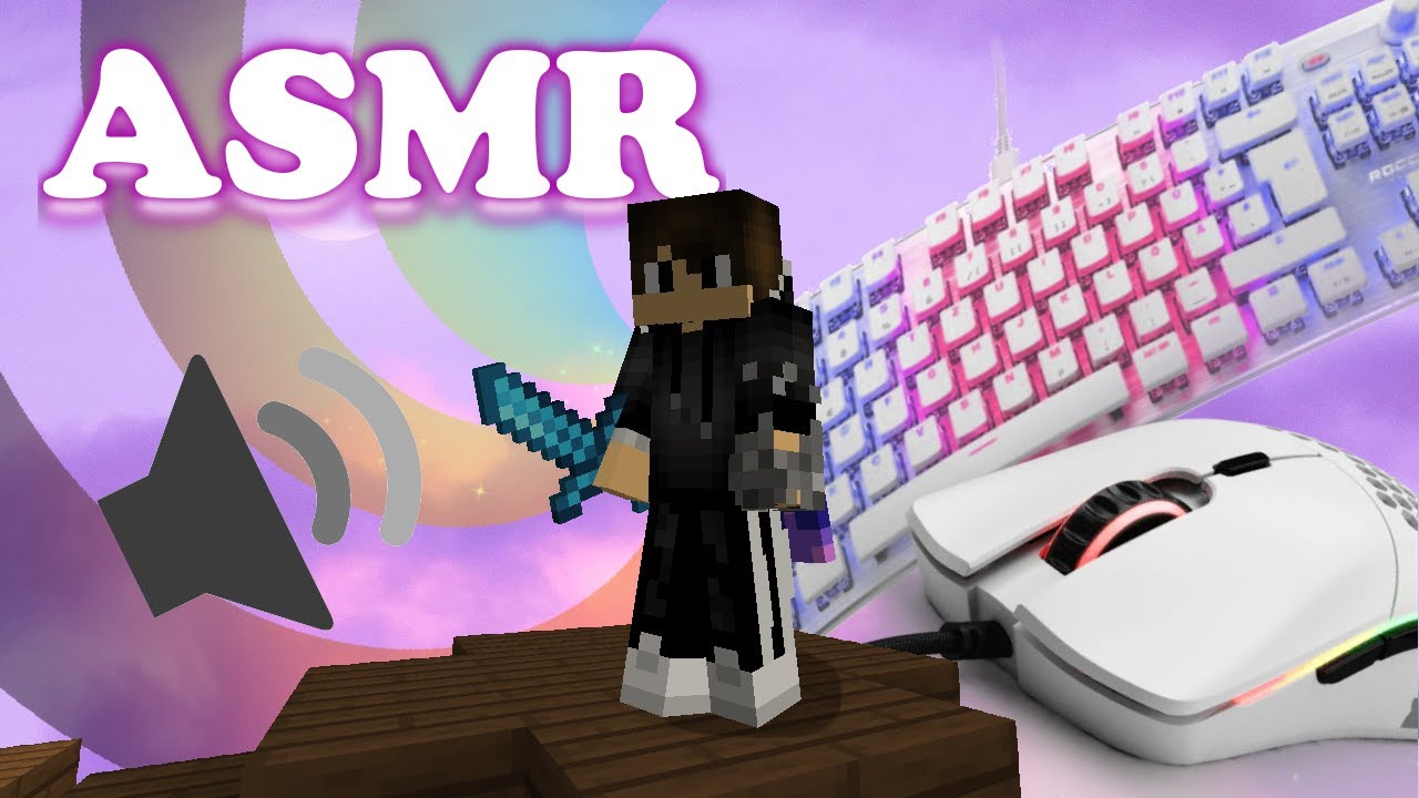 [ASMR] Hypixel BedWars Keyboard & Mouse Sounds / Minecraft