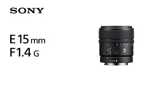 Sony E 15mm F1.4 G Lens E-Mount Garansi Resmi